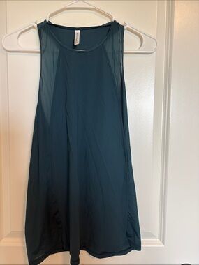 Athleta Teal Sleeveless Performance Tank Top